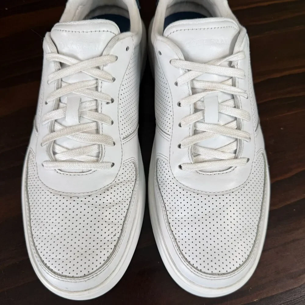 Cole Haan Men's Grand Crosscourt Daily White Sneaker Size 10M